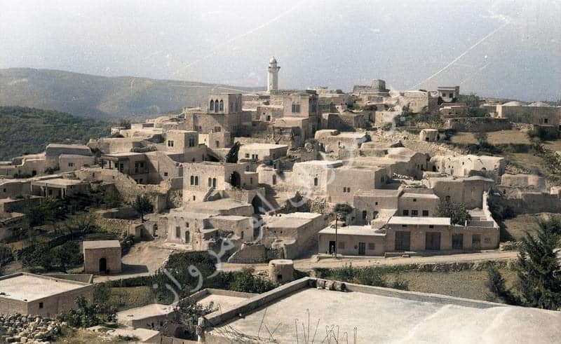 صورة لقرية كفر راعي - فلسطين: : منظر عام -- 1969