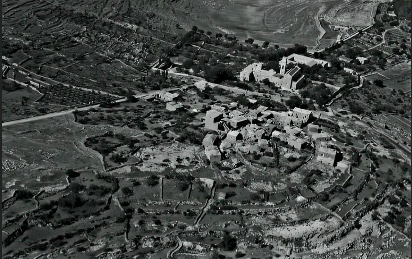 صورة من الجو تعود لقبل النكبة